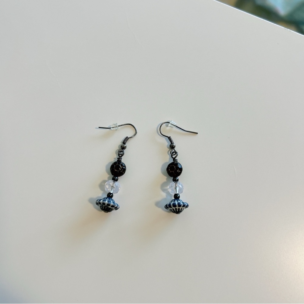 Textured Lucite Earrings